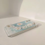 Coque de protection avec des motifs d'Aquarelle fleurs bleues et colliers laser (Mayline)